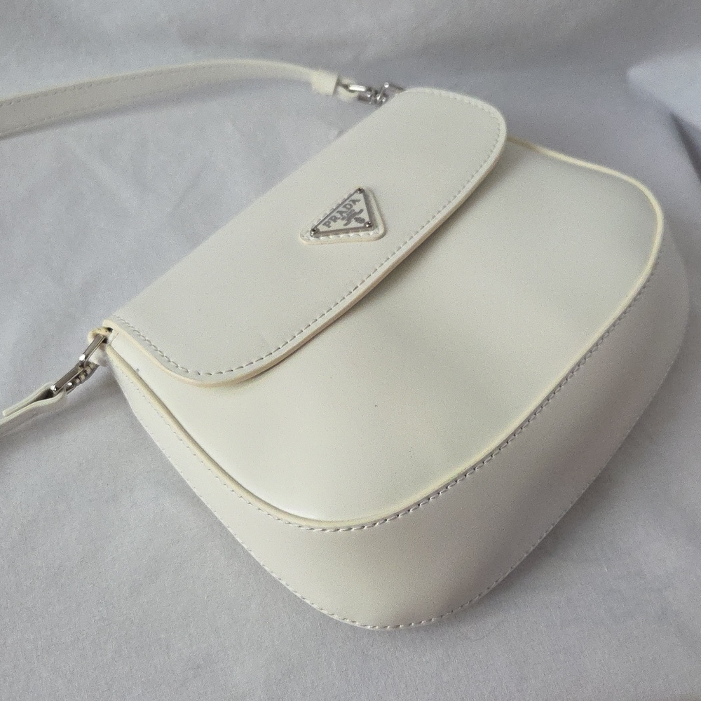 Prada Cleo Flap Leather Handbag - Picture 5 of 16